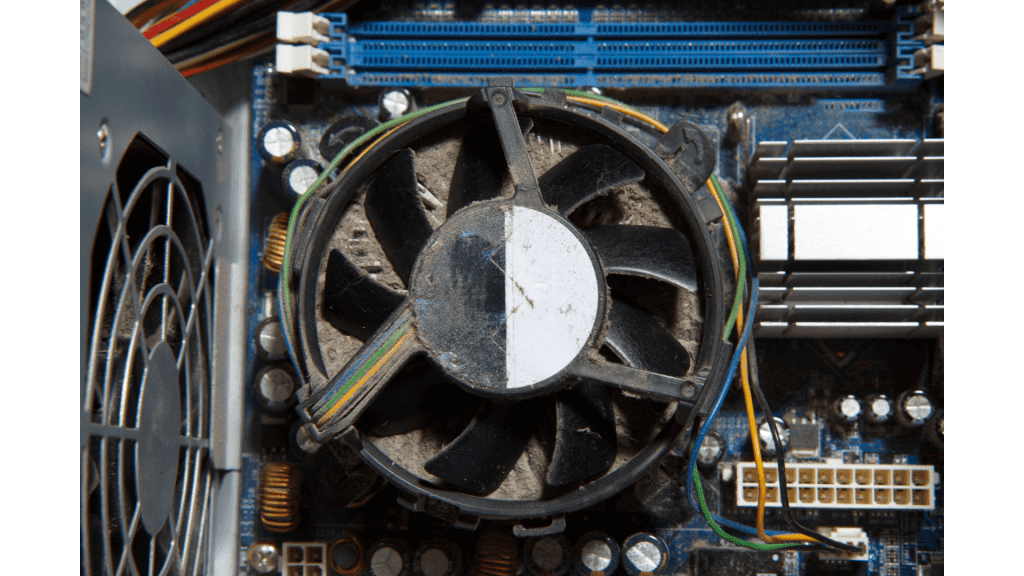 Dusty CPU fan