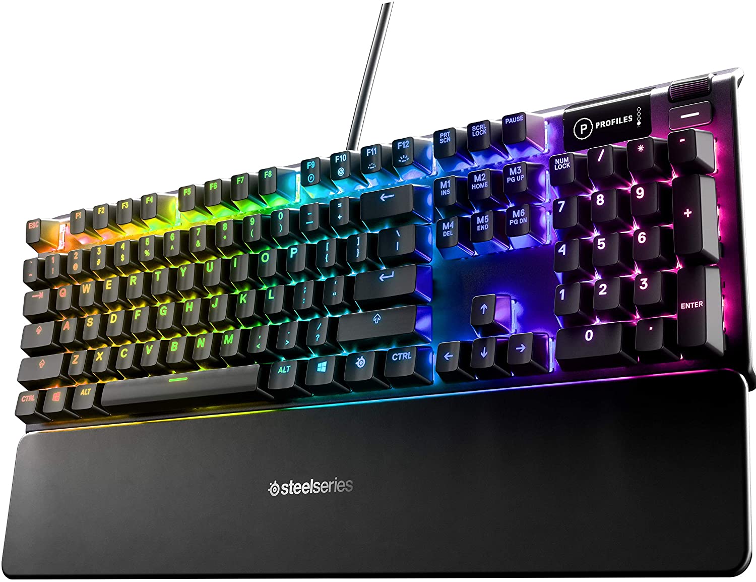 Best Gaming Keyboards Under 100 - SteelSeries Apex 5 Hybrid Mechanical Gaming Keyboard